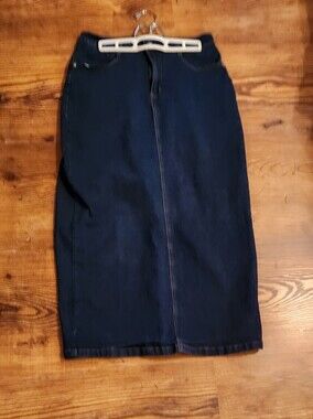 Jean Midi Skirt